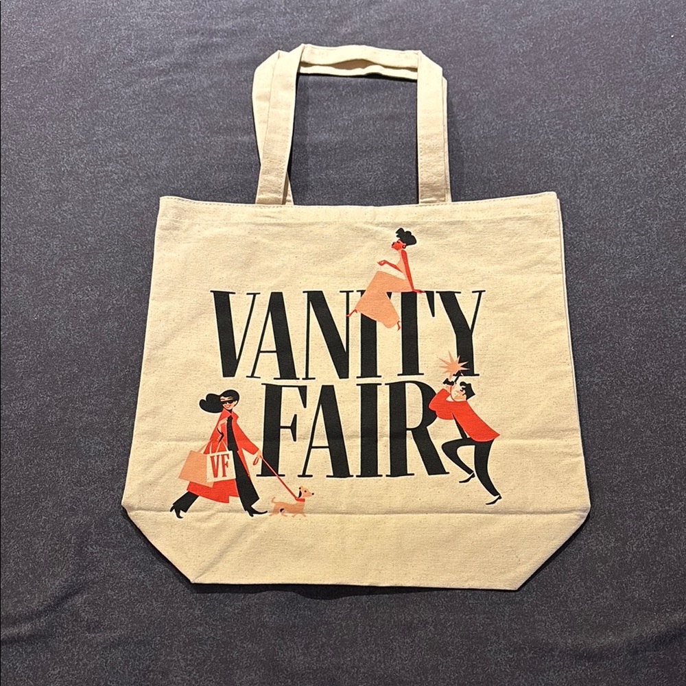 Vanity Fair Natural Canvas Tote Bag